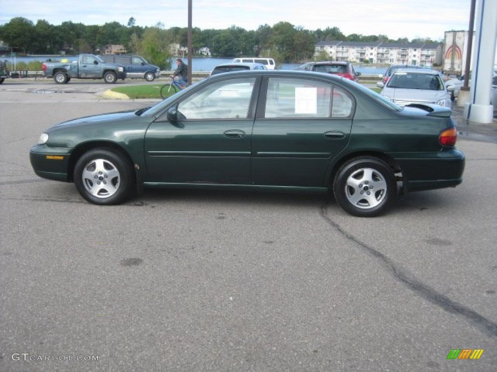 2002 Malibu LS Sedan - Forest Green Metallic / Neutral photo #9