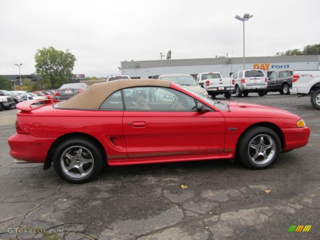 Vermillion Red 1998 Ford Mustang GT Convertible Exterior Photo #54826648