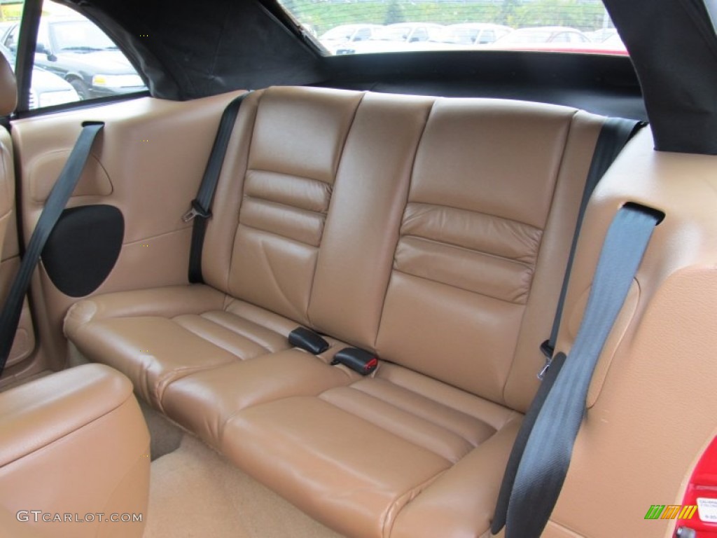 Saddle Interior 1998 Ford Mustang GT Convertible Photo #54826690