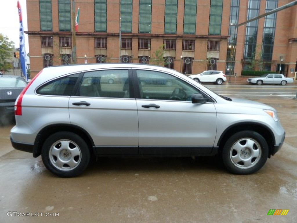 2009 CR-V LX 4WD - Alabaster Silver Metallic / Gray photo #5