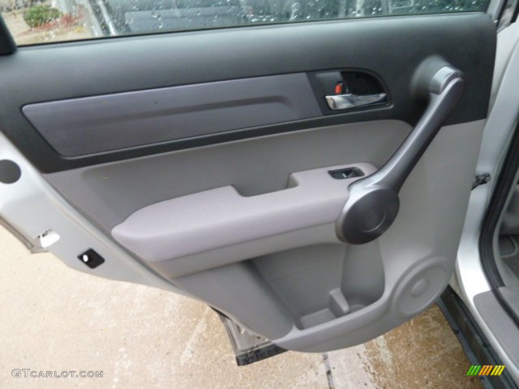 2009 Honda CR-V LX 4WD Gray Door Panel Photo #54826872