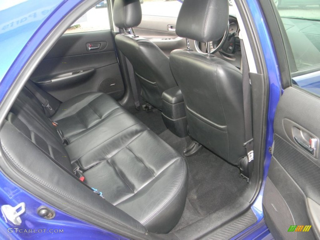 2004 MAZDA6 s Sedan - Lapis Blue Metallic / Black photo #16