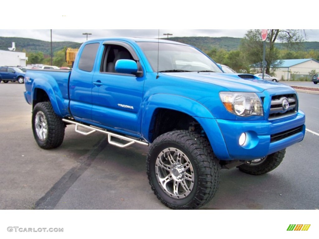Speedway Blue 2010 Toyota Tacoma V6 SR5 TRD Sport Access Cab 4x4 Exterior Photo #54828214