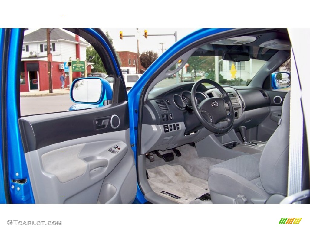 Graphite Interior 2010 Toyota Tacoma V6 SR5 TRD Sport Access Cab 4x4 Photo #54828229
