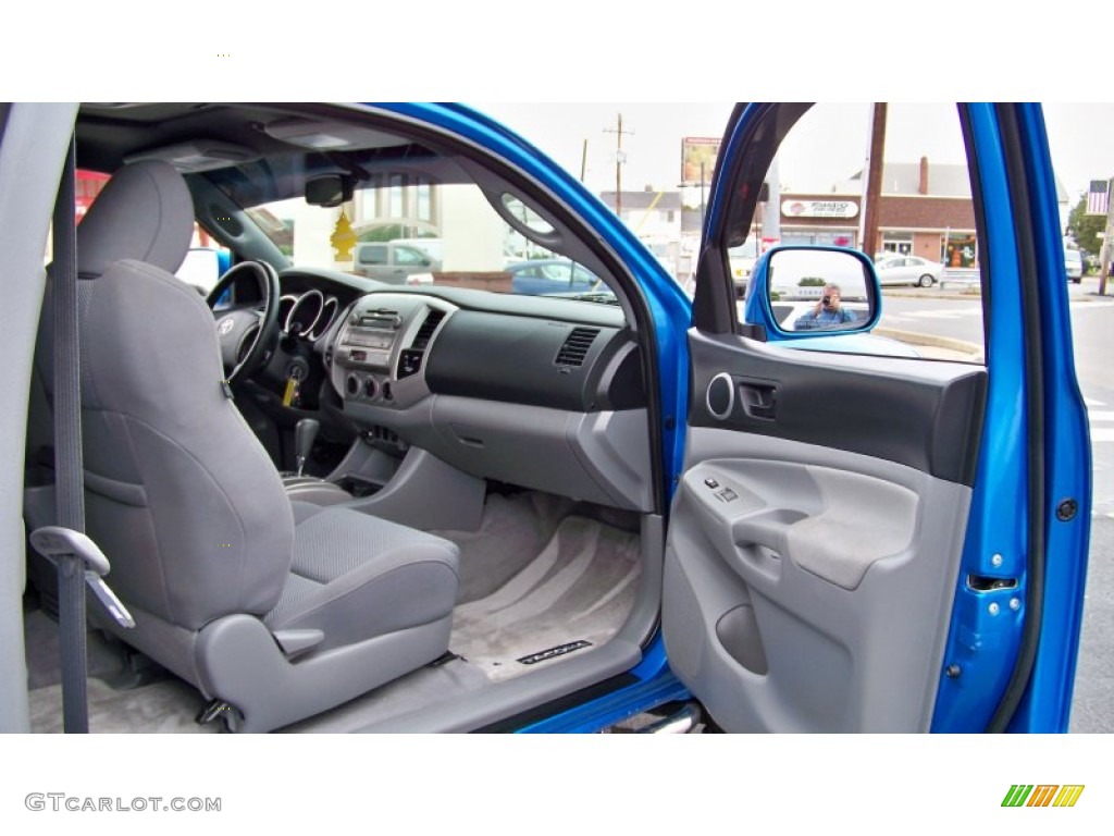 Graphite Interior 2010 Toyota Tacoma V6 SR5 TRD Sport Access Cab 4x4 Photo #54828265