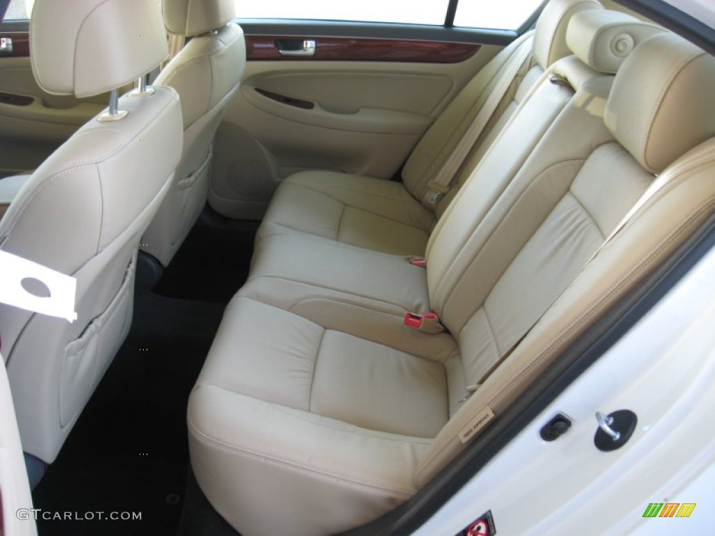 Cashmere Interior 2012 Hyundai Genesis 3.8 Sedan Photo #54829132