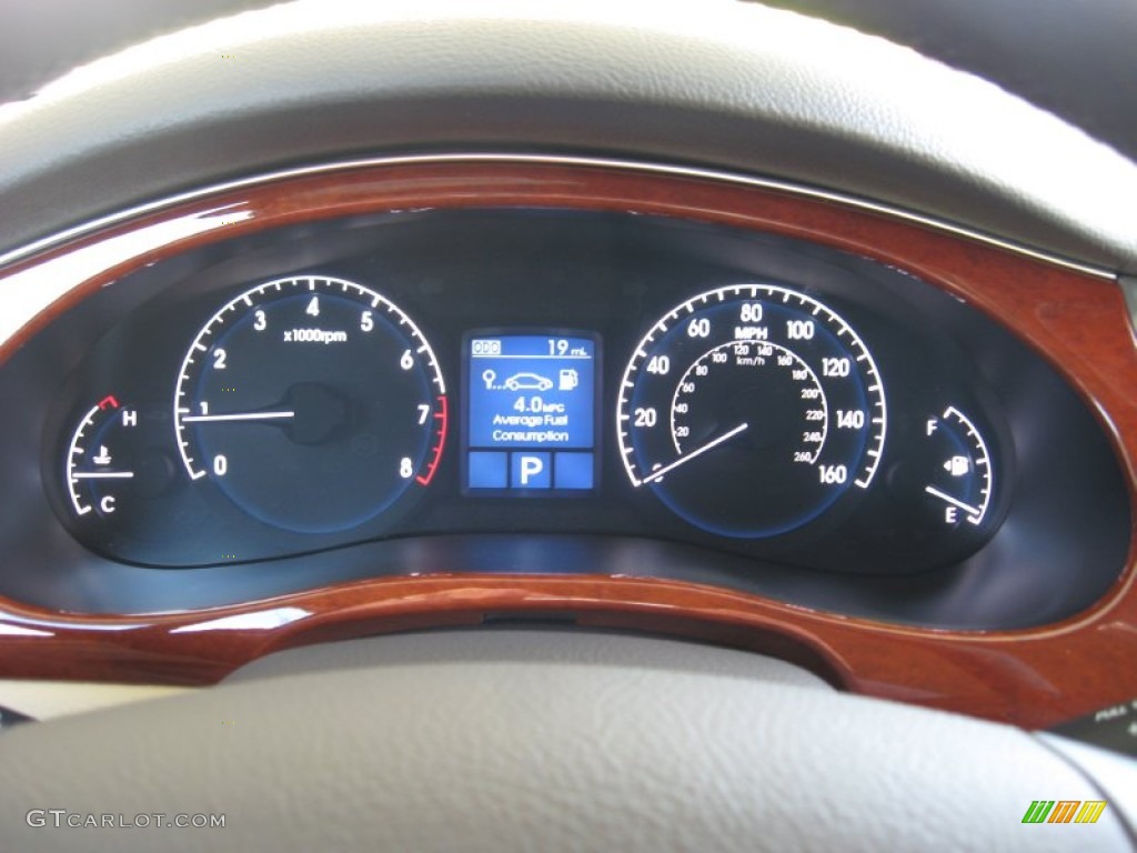2012 Hyundai Genesis 3.8 Sedan Gauges Photo #54829228