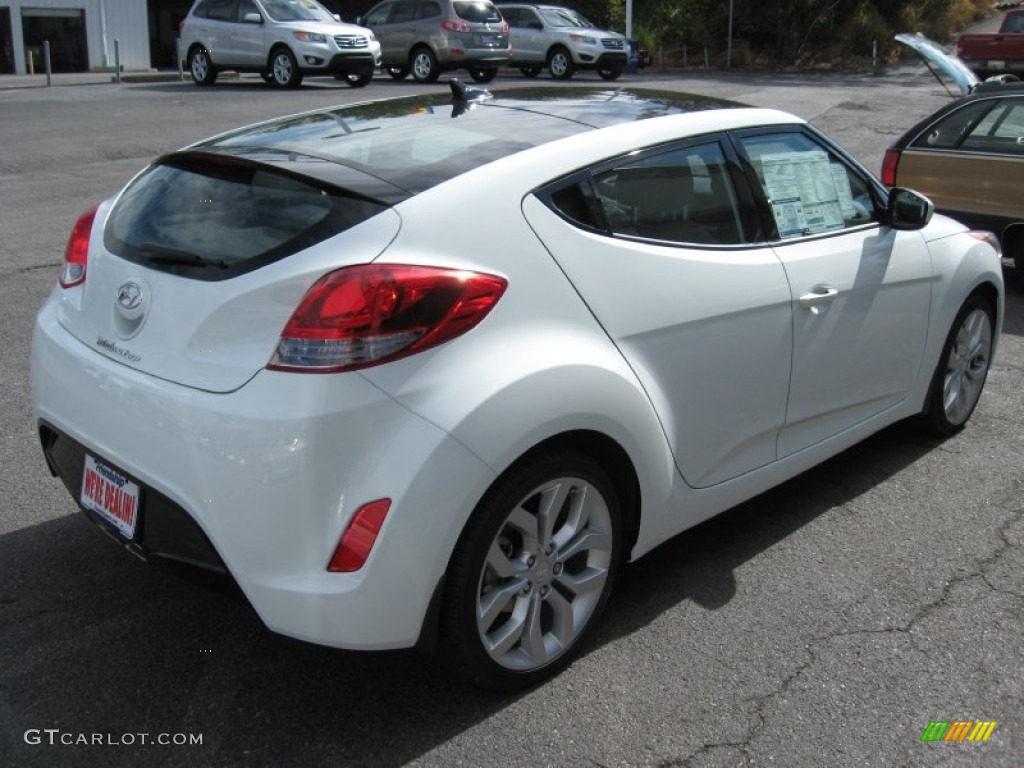 2012 Veloster  - Century White / Gray photo #6