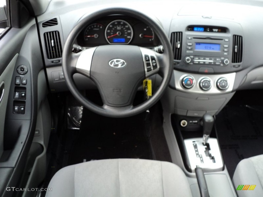 2010 Elantra GLS - Carbon Gray Mist / Gray photo #25