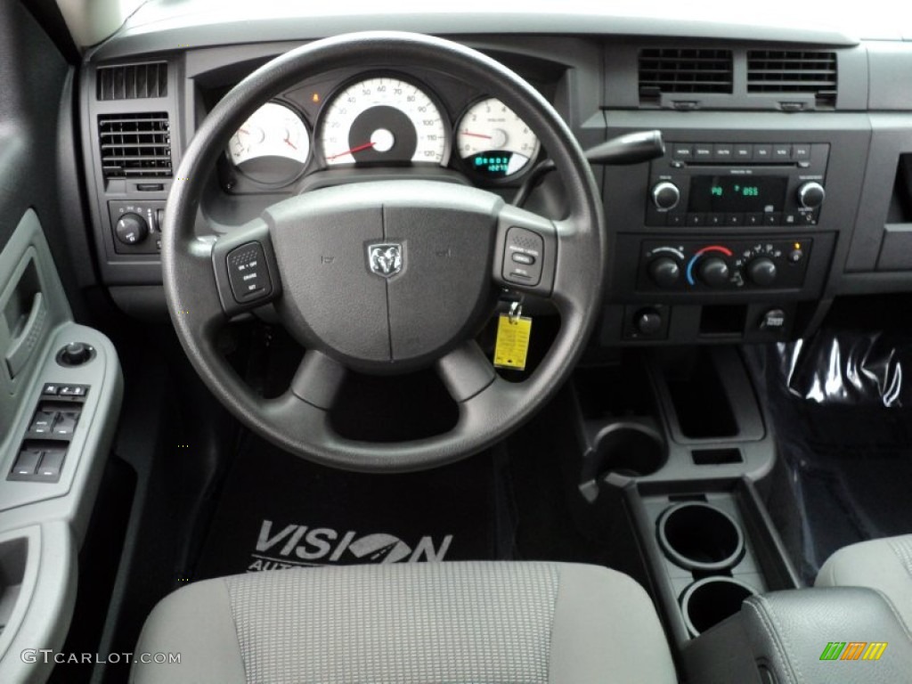 2011 Dodge Dakota Big Horn Crew Cab 4x4 Dark Slate Gray/Medium Slate Gray Dashboard Photo #54829762