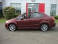 2008 Vivid Red Suzuki SX4 Sport Touring Sedan  photo #4