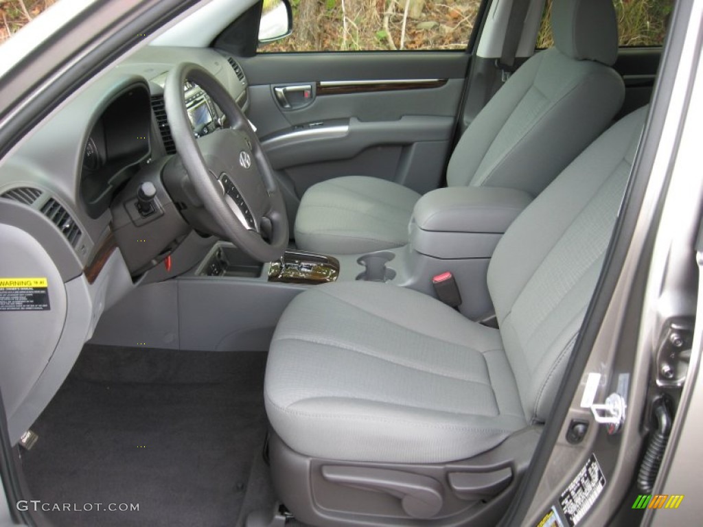 Gray Interior 2012 Hyundai Santa Fe GLS AWD Photo #54830095