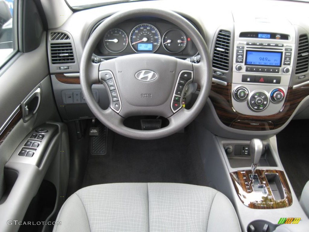 2012 Hyundai Santa Fe GLS AWD Gray Dashboard Photo #54830173