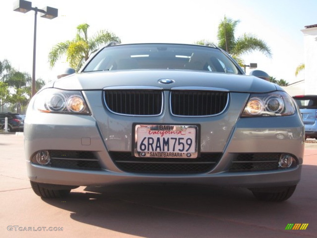 2008 3 Series 328i Wagon - Space Grey Metallic / Beige photo #2