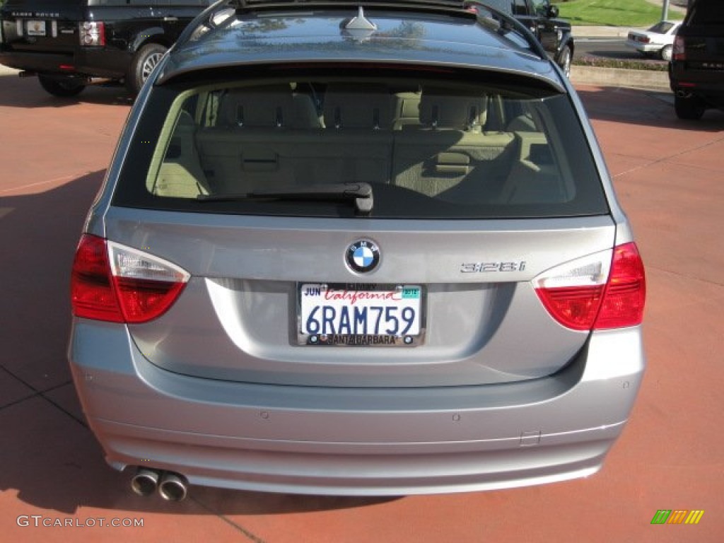 2008 3 Series 328i Wagon - Space Grey Metallic / Beige photo #4