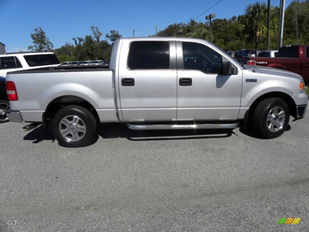 2006 F150 XLT SuperCrew - Silver Metallic / Medium/Dark Flint photo #12