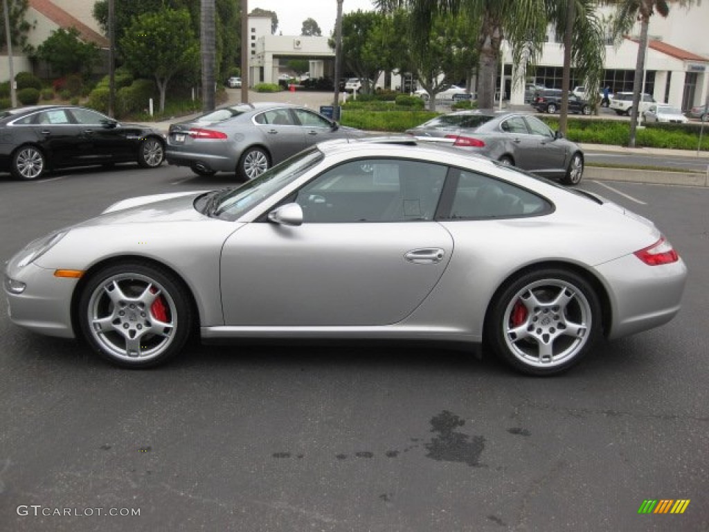Black Interior 2008 Porsche 911 Carrera 4S Coupe Photo #54831649