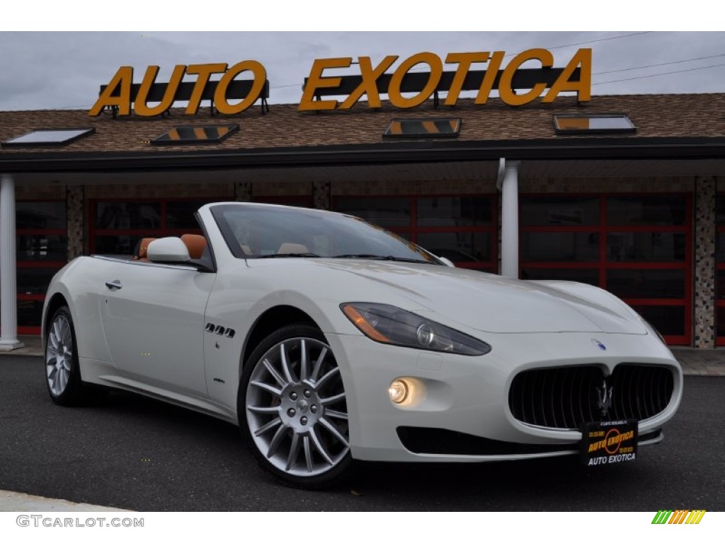 Bianco Eldorado (White) 2011 Maserati GranTurismo Convertible GranCabrio Exterior Photo #54831820