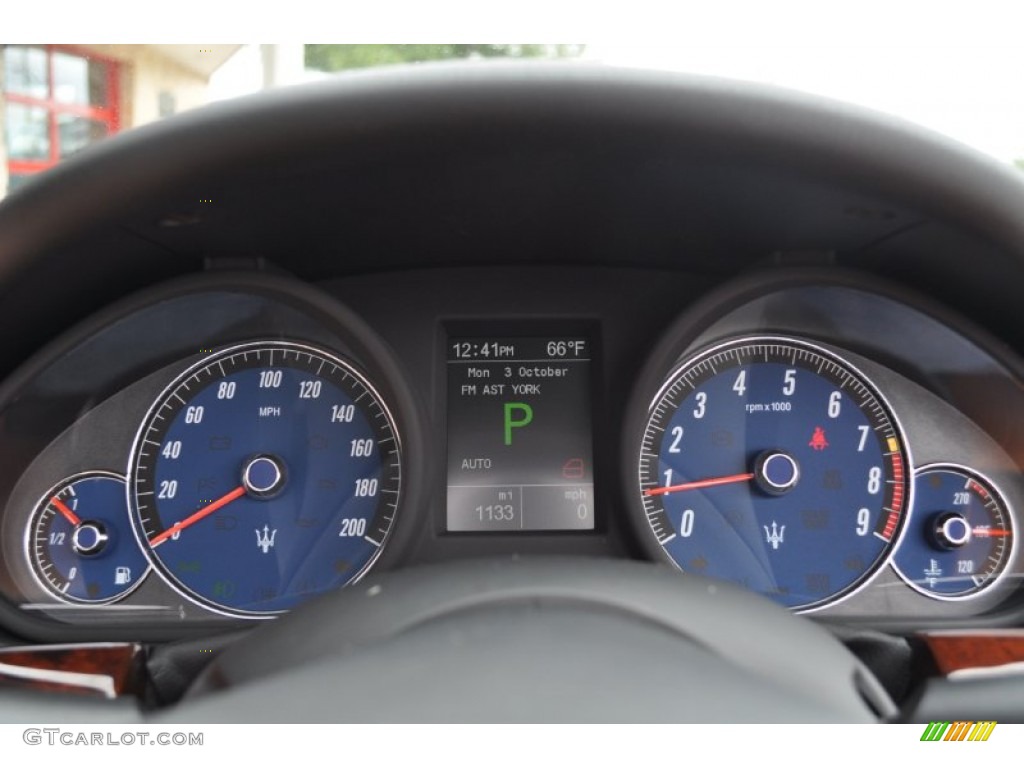 2011 Maserati GranTurismo Convertible GranCabrio Gauges Photo #54832129