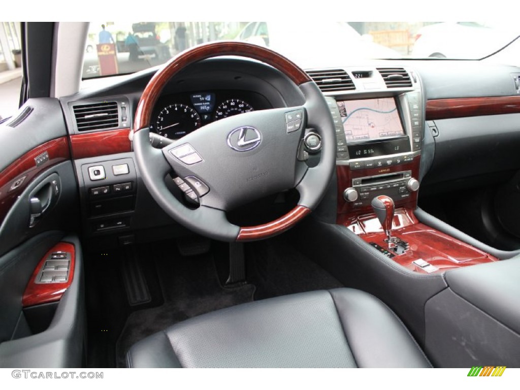 Black Interior 2011 Lexus LS 460 AWD Photo #54833421