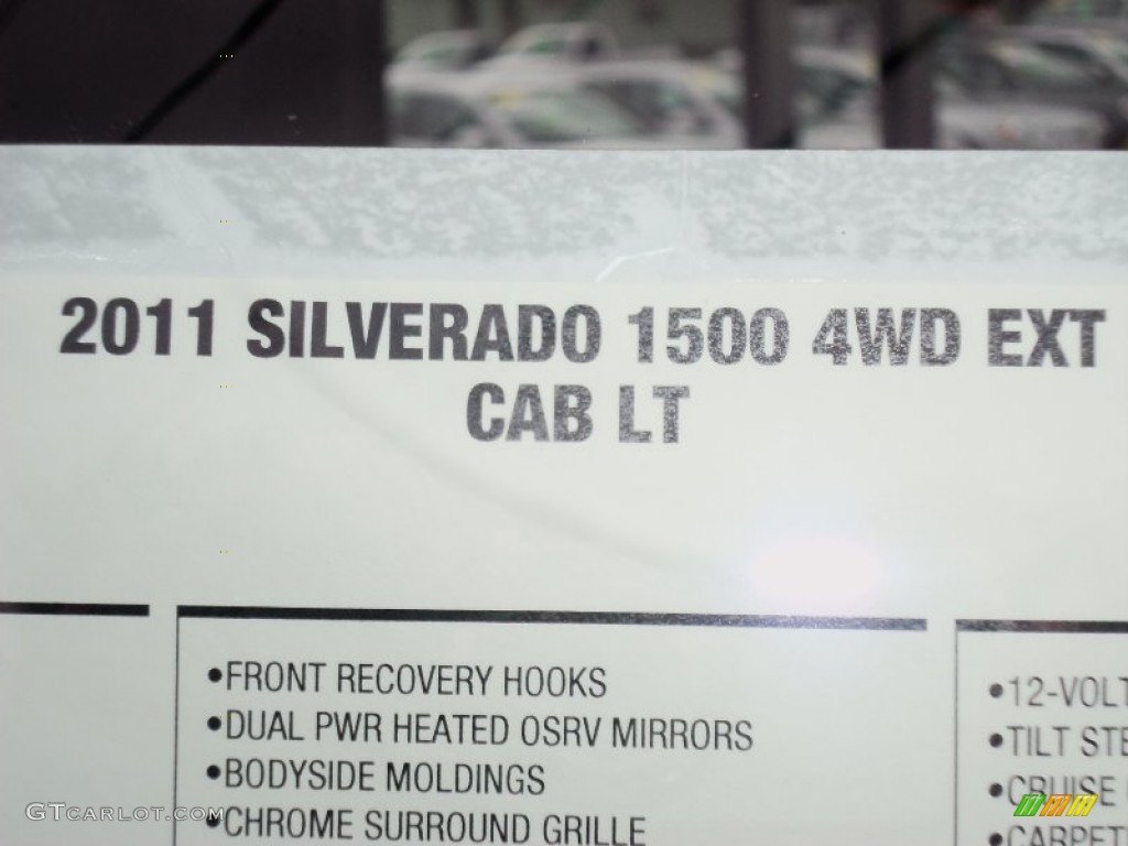 2011 Silverado 1500 LT Extended Cab 4x4 - Imperial Blue Metallic / Ebony photo #34