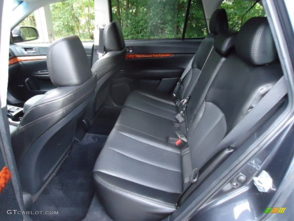 2011 Outback 2.5i Limited Wagon - Graphite Gray Metallic / Off Black photo #10