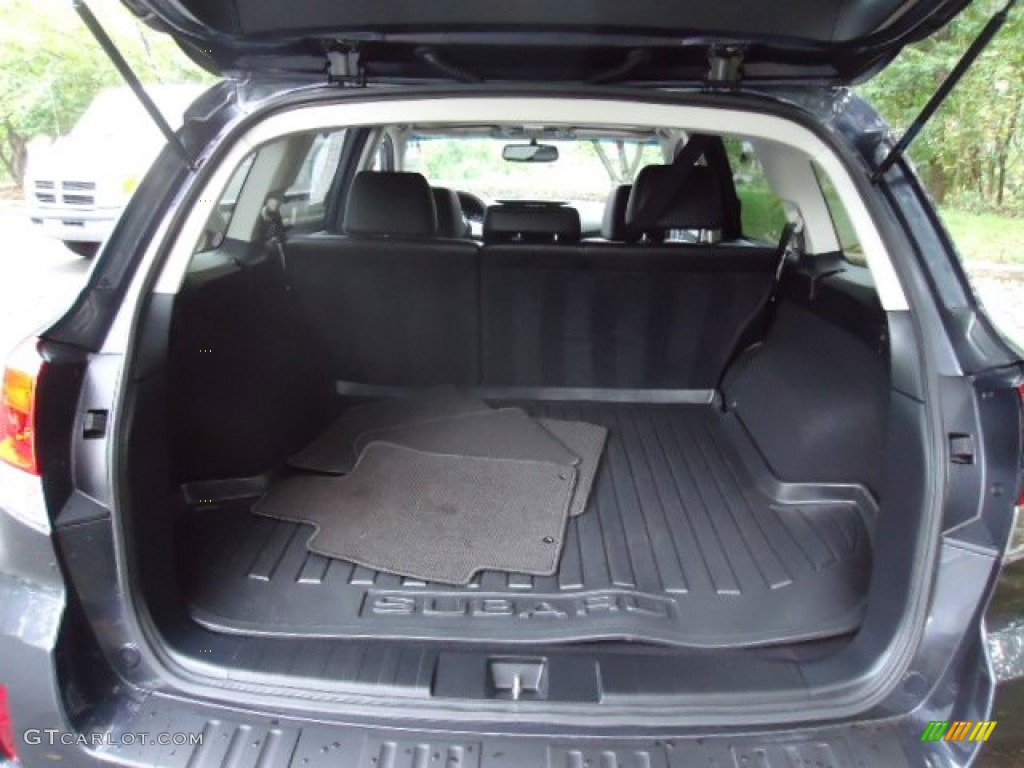 2011 Outback 2.5i Limited Wagon - Graphite Gray Metallic / Off Black photo #11