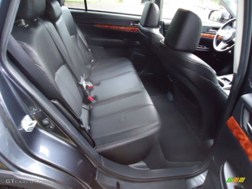 2011 Outback 2.5i Limited Wagon - Graphite Gray Metallic / Off Black photo #12