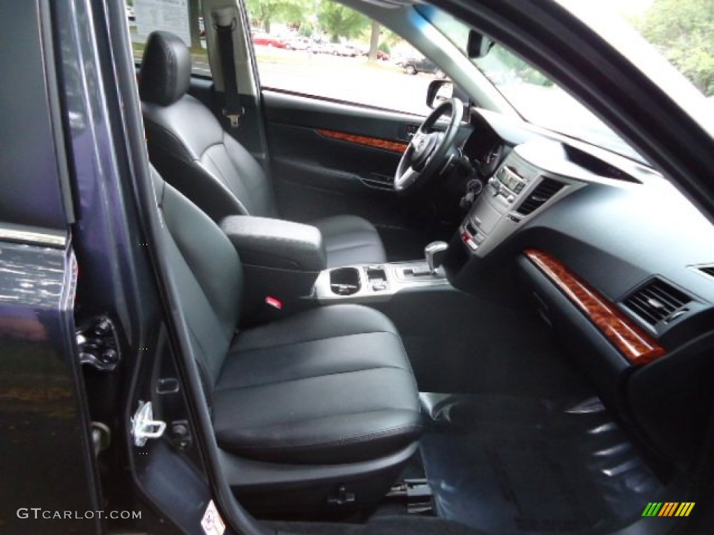 2011 Outback 2.5i Limited Wagon - Graphite Gray Metallic / Off Black photo #13
