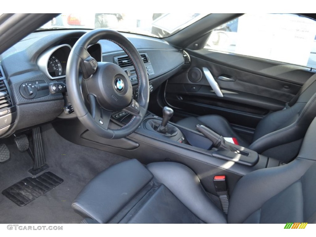 Black Interior 2006 BMW M Roadster Photo #54834115