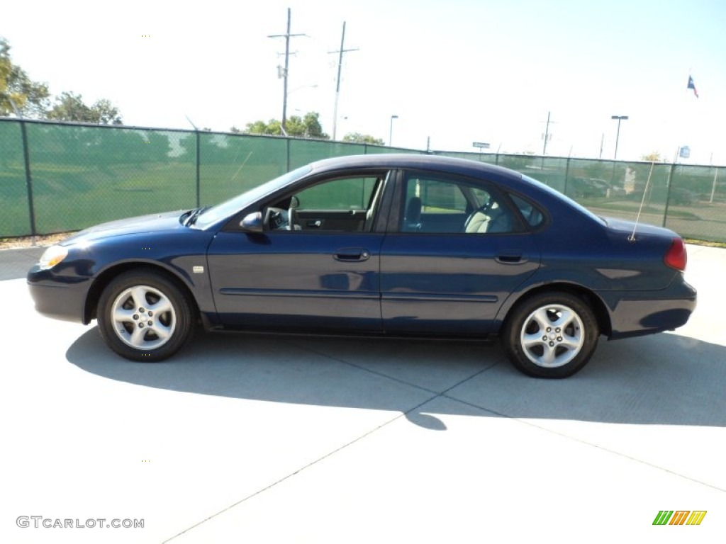 2000 Taurus SES - Medium Royal Blue Metallic / Medium Graphite photo #6