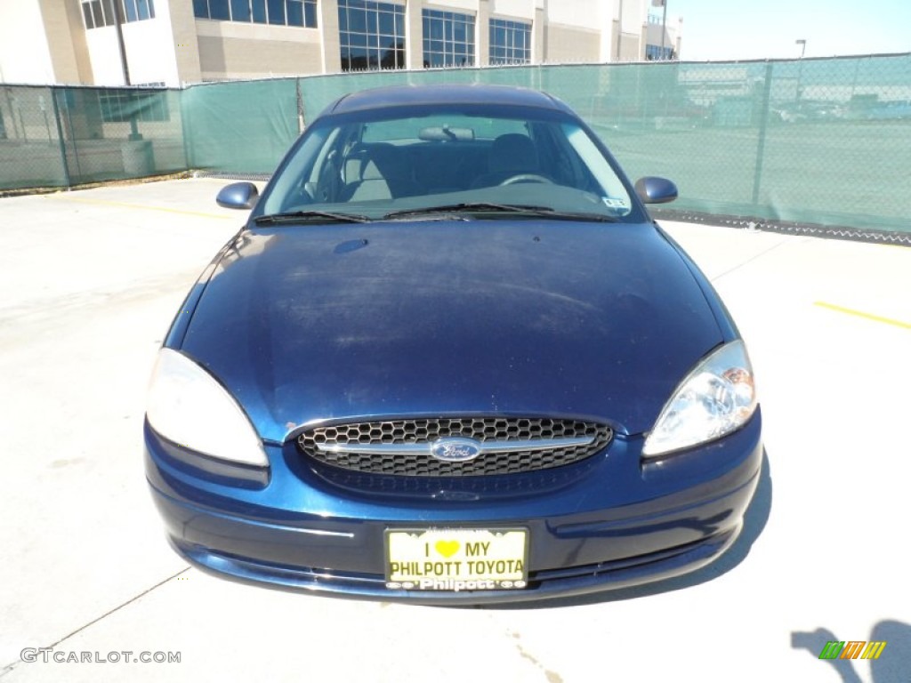 2000 Taurus SES - Medium Royal Blue Metallic / Medium Graphite photo #8