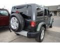 2011 Natural Green Pearl Jeep Wrangler Unlimited Sahara 4x4  photo #2