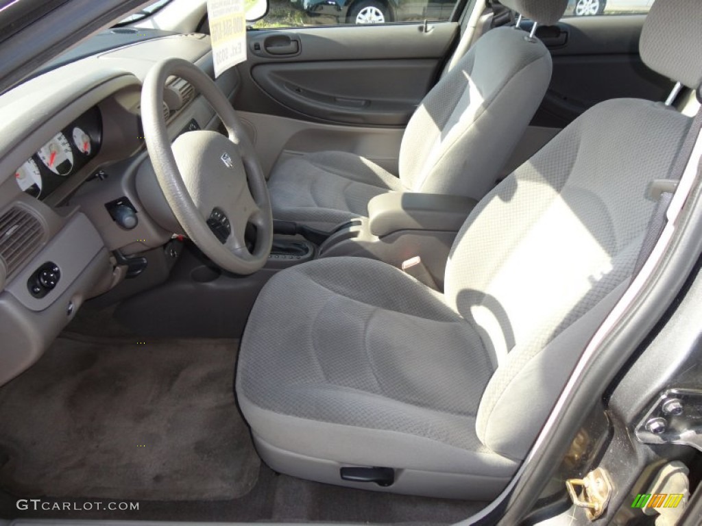 Dark Slate Gray Interior 2005 Dodge Stratus SXT Sedan Photo #54836260