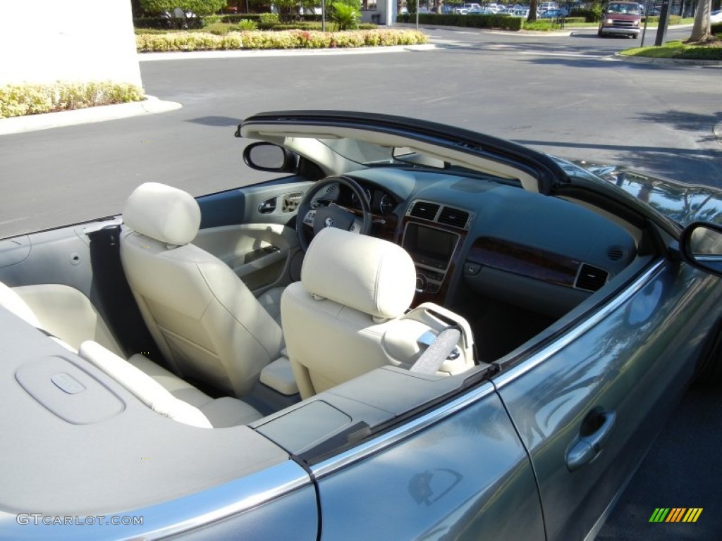 Ivory/Slate Interior 2007 Jaguar XK XK8 Convertible Photo #54836554