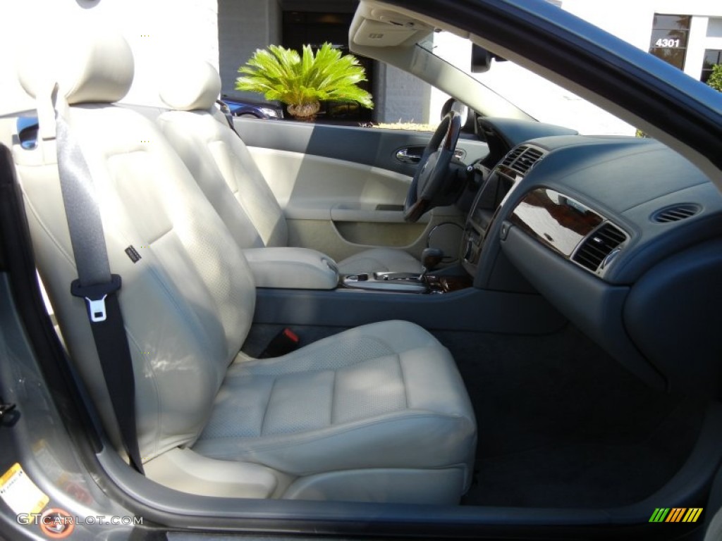 Ivory/Slate Interior 2007 Jaguar XK XK8 Convertible Photo #54836647