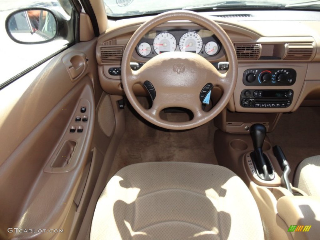 2004 Dodge Stratus SE Sedan Sandstone Dashboard Photo #54836787