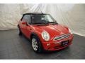 2008 Chili Red Mini Cooper Convertible  photo #24