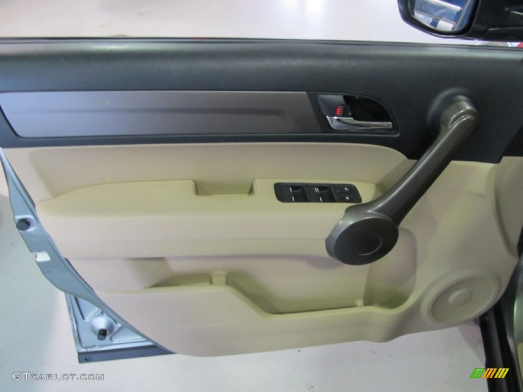 2009 CR-V LX 4WD - Green Tea Metallic / Ivory photo #7