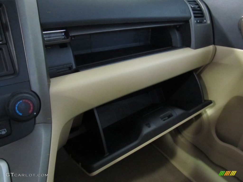 2009 CR-V LX 4WD - Green Tea Metallic / Ivory photo #13