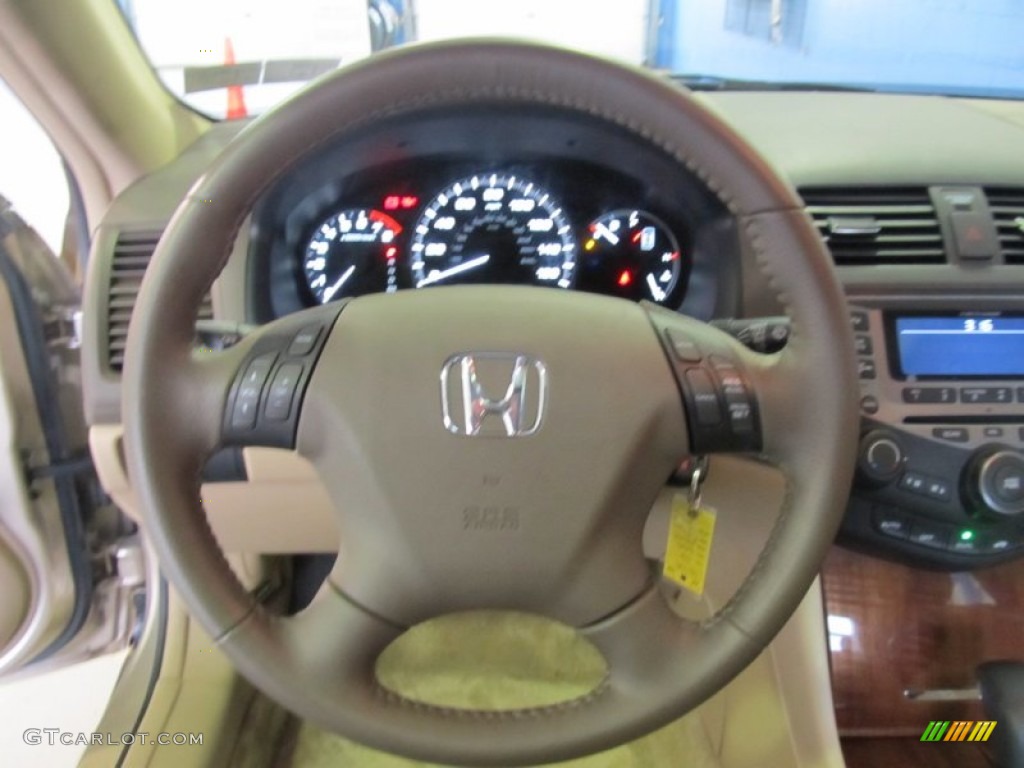 2006 Accord EX-L Sedan - Desert Mist Metallic / Ivory photo #10