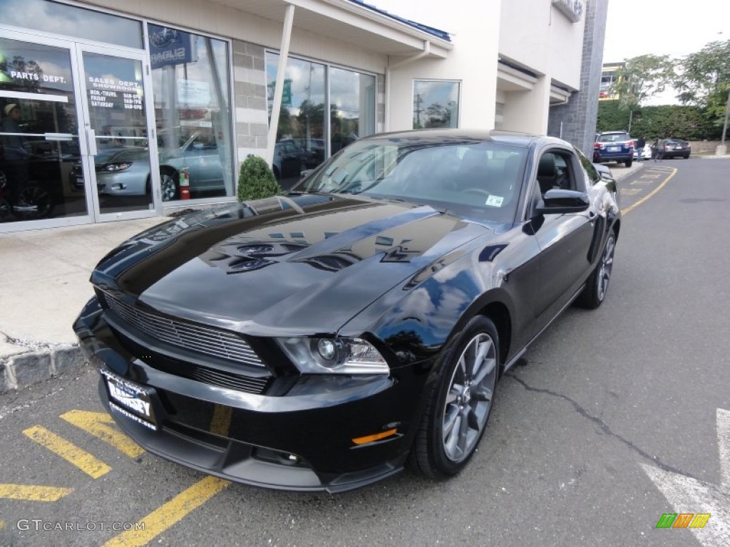 2011 Mustang GT/CS California Special Coupe - Ebony Black / Charcoal Black photo #1