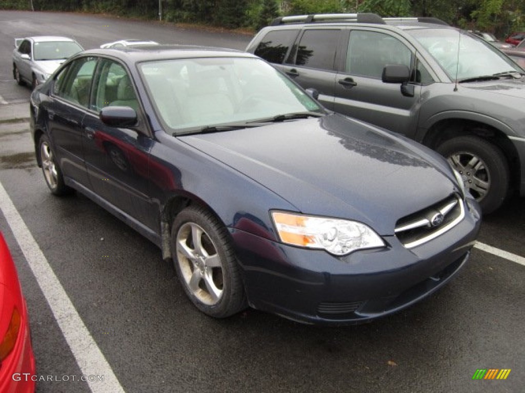 2007 Legacy 2.5i Sedan - Regal Blue Pearl / Ivory photo #1