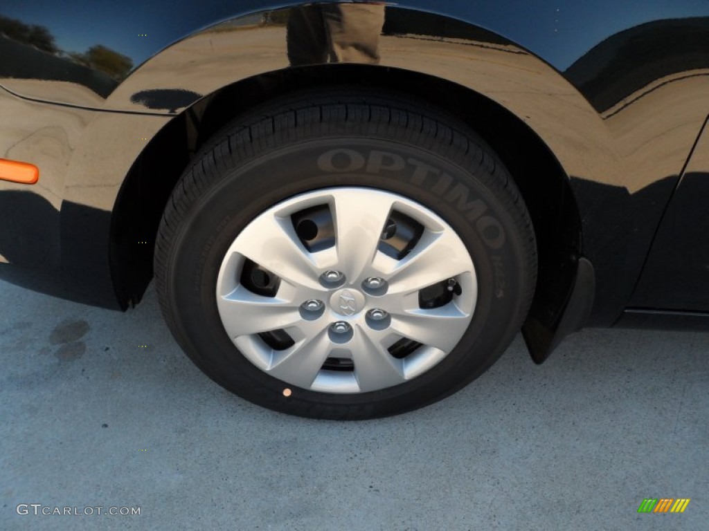 2012 Elantra GLS Touring - Black Noir Pearl / Beige photo #10