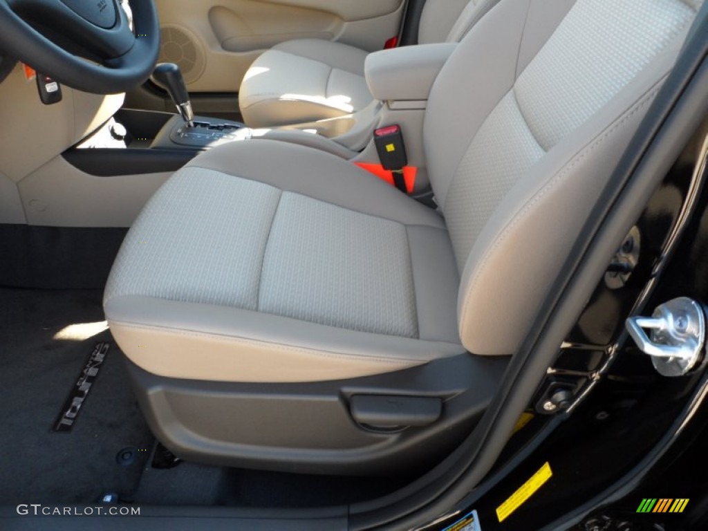 2012 Elantra GLS Touring - Black Noir Pearl / Beige photo #24