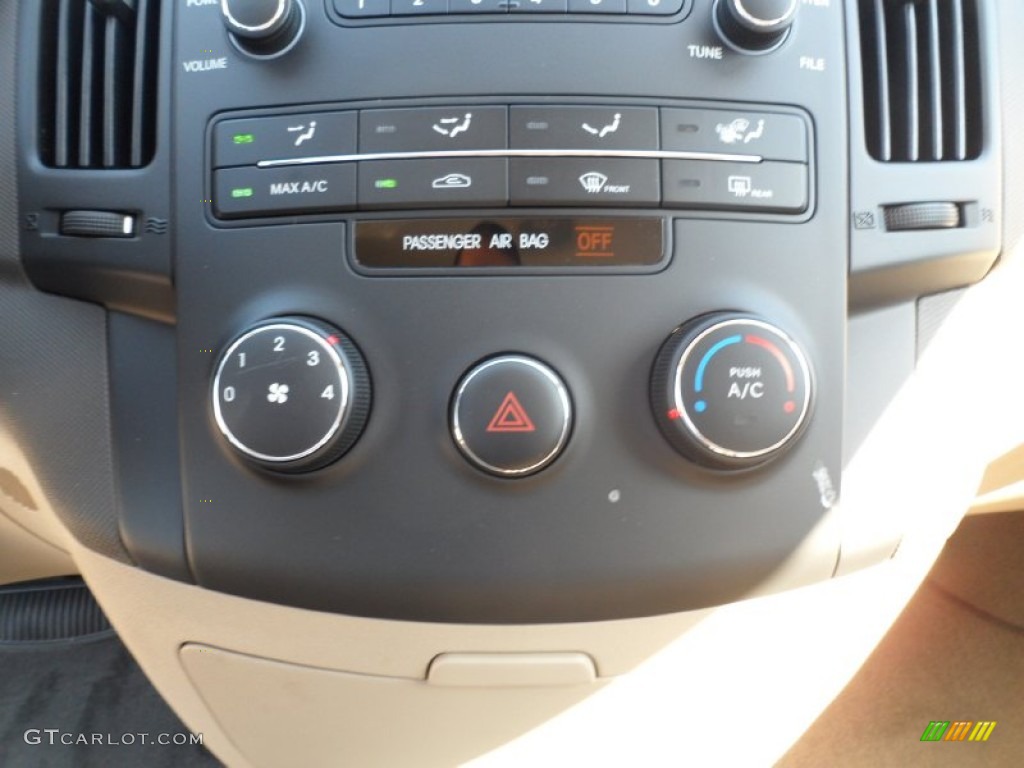 2012 Elantra GLS Touring - Black Noir Pearl / Beige photo #28