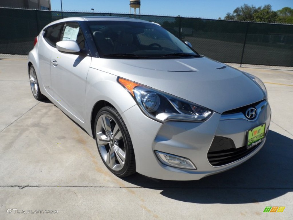 2012 Veloster  - Ironman Silver / Black photo #1