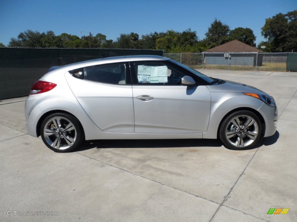 Ironman Silver 2012 Hyundai Veloster Standard Veloster Model Exterior Photo #54841219