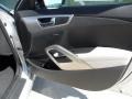 Black 2012 Hyundai Veloster Standard Veloster Model Door Panel