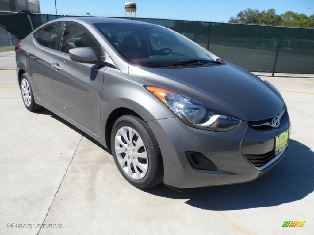 2012 Elantra GLS - Harbor Gray Metallic / Gray photo #1